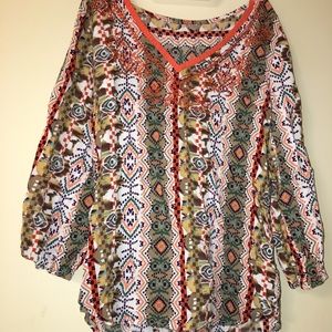 cute top that could be paired with plain jeans